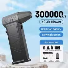 Air Blower X11 Super Powerful 990000RPM Compressed Air Duster Electricity Consumption Display Air Vacuum Blower Jet Fan For Car
